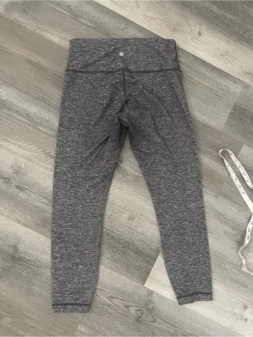 lululemon athletica Gray Heather High-Waist Leggings